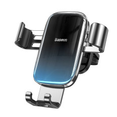 Suporte de carro gravitacional para verificação de ventilação. Esmalte preto