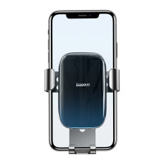 Suporte de carro gravitacional para verificação de ventilação. Esmalte preto