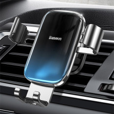 Suporte de carro gravitacional para verificação de ventilação. Esmalte preto