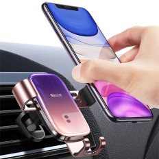 Suporte de carro gravitacional para verificação de ventilação. Esmalte preto
