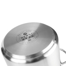 Una olla de alta línea de PROFI con un fondo de tapa de sándwich 16 l miércoles. 280 x 260 h - Hendi 832509