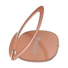 Mango de anillo autoadhesivo ultrafino para teléfono rosa