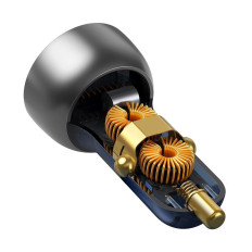 Schermo trasparente a scarico rapido USB + USB-C 65W