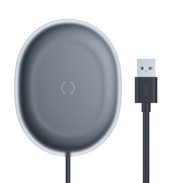 Bezdrôtový nakladač Jelly qi 15W na telefonické slúchadlá + USB kábel - USB-C čierna