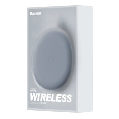 Bezdrôtový nakladač Jelly qi 15W na telefonické slúchadlá + USB kábel - USB-C čierna