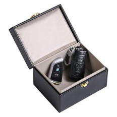 Box Låsning Radio Waves Faraday Box för nycklar Telefon Black Card