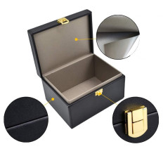 Box Blocking Radio Waves Fareday Box per tasti Telefono Black Card