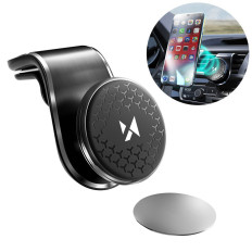 Magnetiskt handtag på telefonen för en roterande bilgaller 360 svart