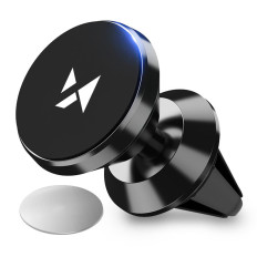 Magnetische handgreep aan de telefoon voor een zwarte auto-rooster