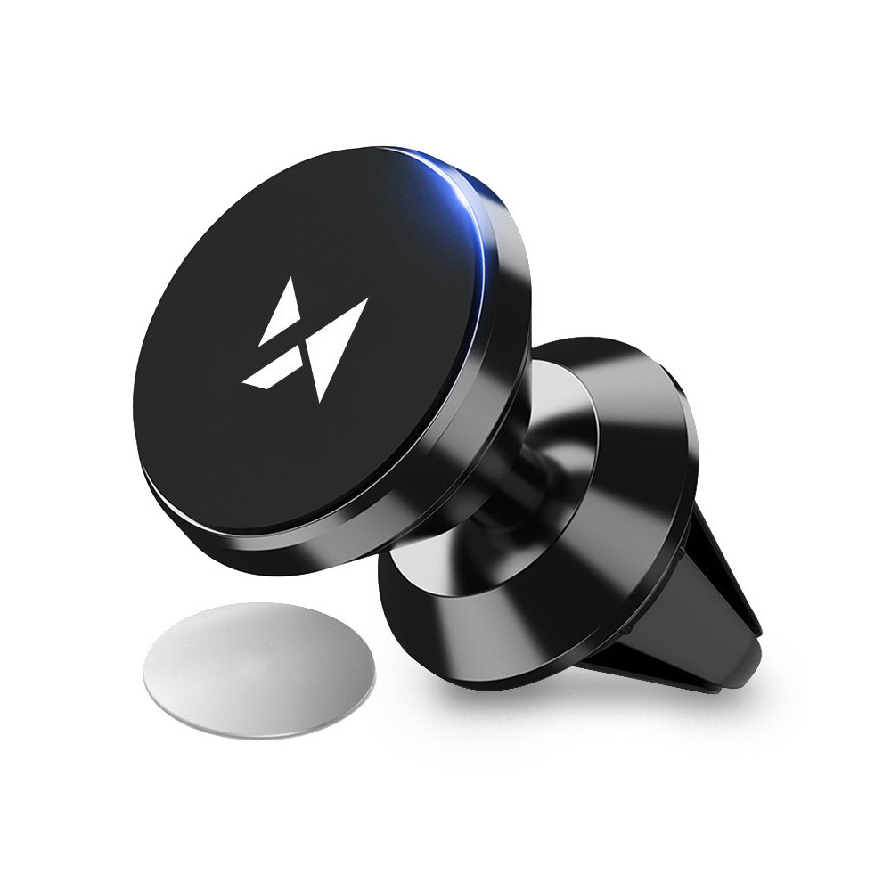 Poignée magnétique au téléphone pour une grille de voiture noire
