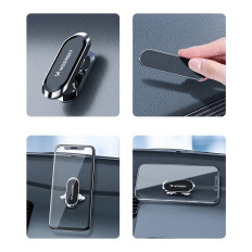 Maniglia autoadesiva auto magnetica 360 sulla scheda di distribuzione argento