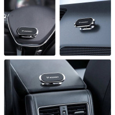 Self-adhesive magnetic car handle 360 on silver distribution board