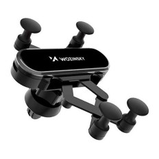 Lidar com o telefone para um carro de gravidade em uma ventilação xadrez