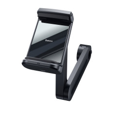Car holder for the phone on the headrest with a wireless charger Qi 15 in black