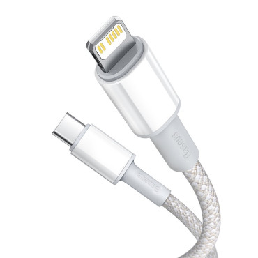 Kabel za hitro nalaganje iPhone USB-C - Dostava strele 20W 1M bela