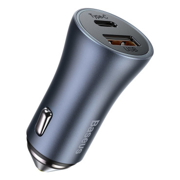 Rask bil lader USB-C + USB...