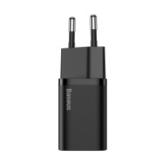 Carregador Rápido para iPhone Suki Si 1C 20W ENTREGA + USB-C Cable - Lightning 1m Preto