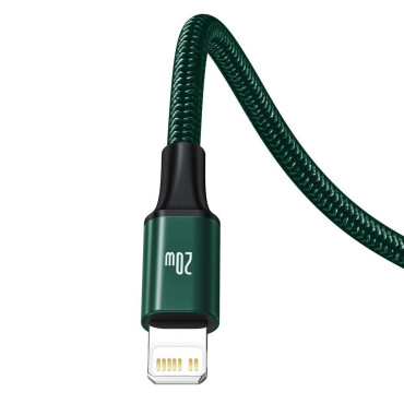 Rapid 3in1 USB-C kabel - USB-C / Strela / Micro USB 20 W 1,5 m Green