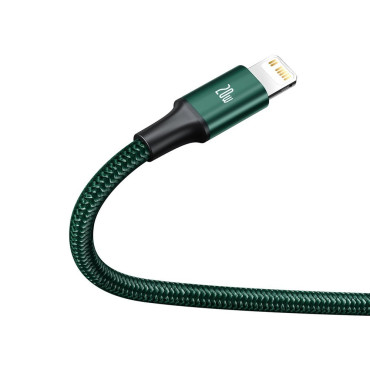 Cavo RAPID 3IN1 USB-C - USB-C / fulmine / micro USB 20 w 1,5 m verde