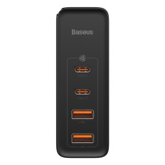 Snabb Gan2 Pro USB USB-C QC PD 100W Svart nätverksladdare