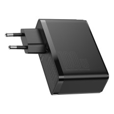 Snabb Gan2 Pro USB USB-C QC PD 100W Svart nätverksladdare