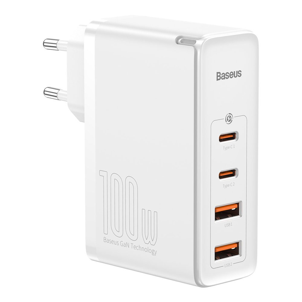 Fast Network Charger Gan2 Pro USB USB-C QC PD 100W bela