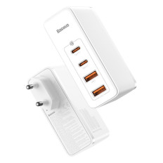 Schnelles Netzwerk-Ladegerät GAN2 PRO USB USB-C QC PD 100W Weiß