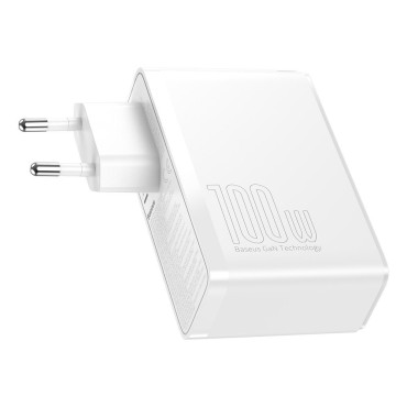 Fast Network Charger Gan2 Pro USB USB-C QC PD 100W bela