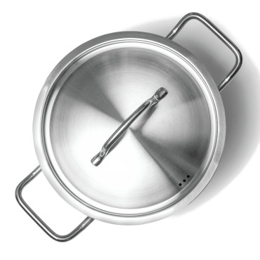 En pot af høj profi linje med et låg bunden af sandwich 37 l wed. 360 x 360 H - Hendi 832707