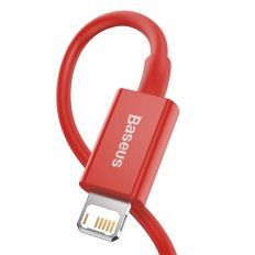 Superior kabeļu vads iPhone USB - Lightning 2.4A 1m sarkans