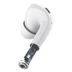 Fones de ouvido sem fio W3 Bluetooth 5.0 TWS seguido ip55 impermeável branco
