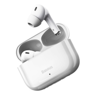 Brezžične slušalke W3 Bluetooth 5.0 TWS sledi vodotesni IP55 bela