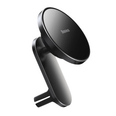 Avtomobilski nosilec Induktivni polnilnik Qi 15W Magsafe za iPhone Black