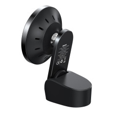 Avtomobilski nosilec Induktivni polnilnik Qi 15W Magsafe za iPhone Black