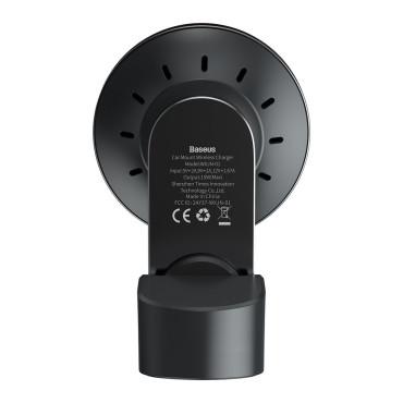 Bilmagnethållare Induktiv laddare Qi 15W Magsafe för iPhone Black