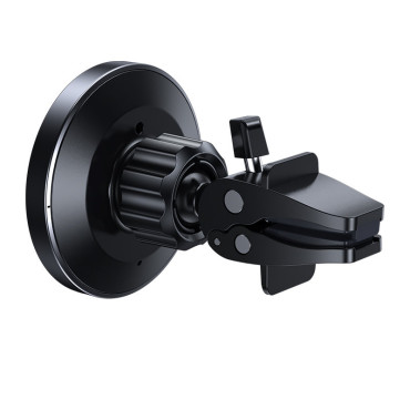 Auto Magnetický držiak Indukčný nabíjačka Qi 15W Magsafe pre iPhone Black
