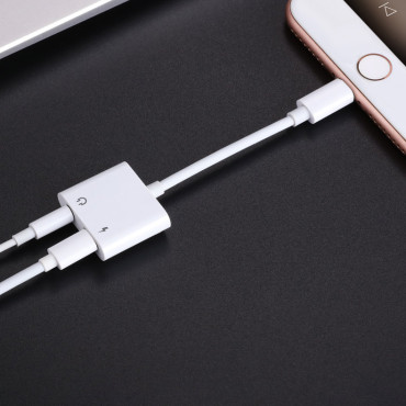 Slušalke za slušalke adapterja Slušalke - strela 3.5mm Mini Jack White
