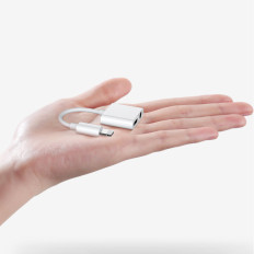 Adapter Adapter Headset Headphone Lightning - 2x Lightning White