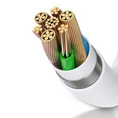 Adapterski vmesniški slušalke Slušalke Strela - 2x Strela bela