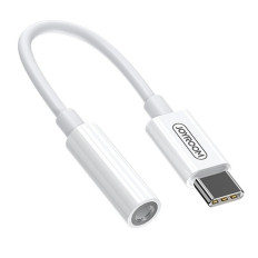 Adapter adapter a fejhallgatóhoz 3,5 mm Mini Jack Nő - USB-C Férfi Fehér