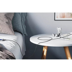 Nätverksladdare för USB-C 25W PD + USB-C 2M svart kabel