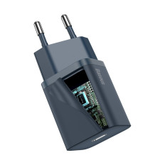 Super Si 1C Fast USB-C 20W PD + kaapeli iPhone-salaman 1 m sininen