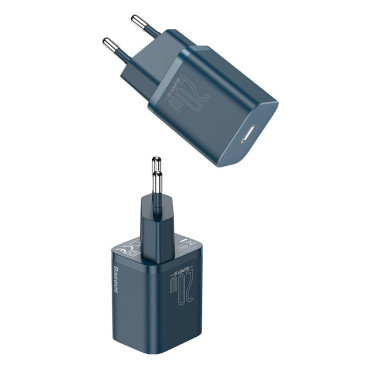 Super Si 1C Fast USB-C 20W PD + kaapeli iPhone-salaman 1 m sininen