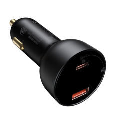 Hitri avto Charger Superme USB USB-C PPS QC PD + 1M Črni kabel