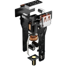 Hitri avto Charger Superme USB USB-C PPS QC PD + 1M Črni kabel