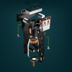 Rýchla nabíjačka automobilov SuperMe USB USB-C PPS QC PD + 1M čierny kábel