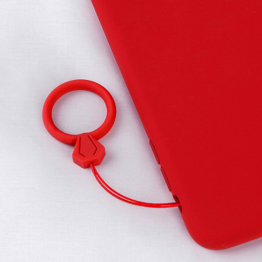 Silikonska vrvica za telefon Diamond Ring obesek za prstne svetlobe zelena