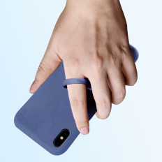 Silikonska vrvica za telefon Diamond Ring obesek na rumeni prst