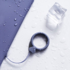 Silikonska vrvica za telefon Diamond Ring obesek na rumeni prst