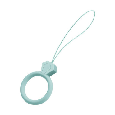 Silikonska vrvica za telefon Diamond Ring obesek na prst